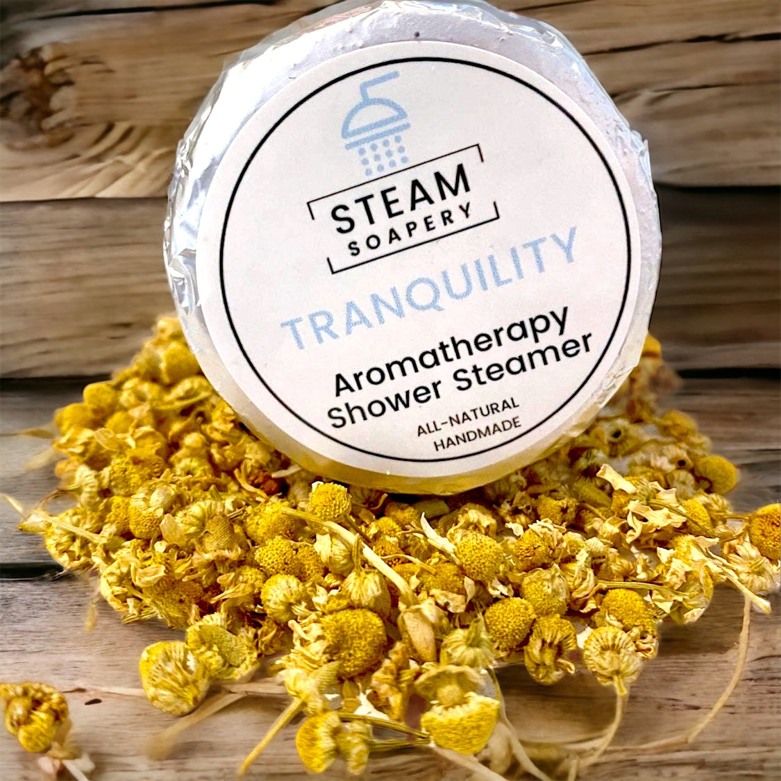 Tranquility Shower Steamer handmade by Steam Soapery