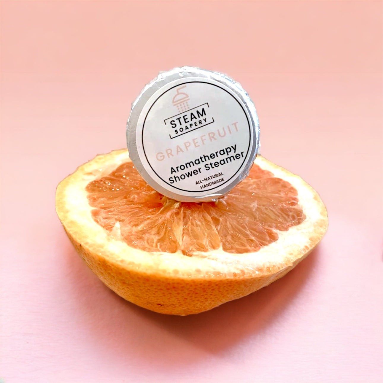 Grapefruit Shower Steamer handmade by Steam Soapery