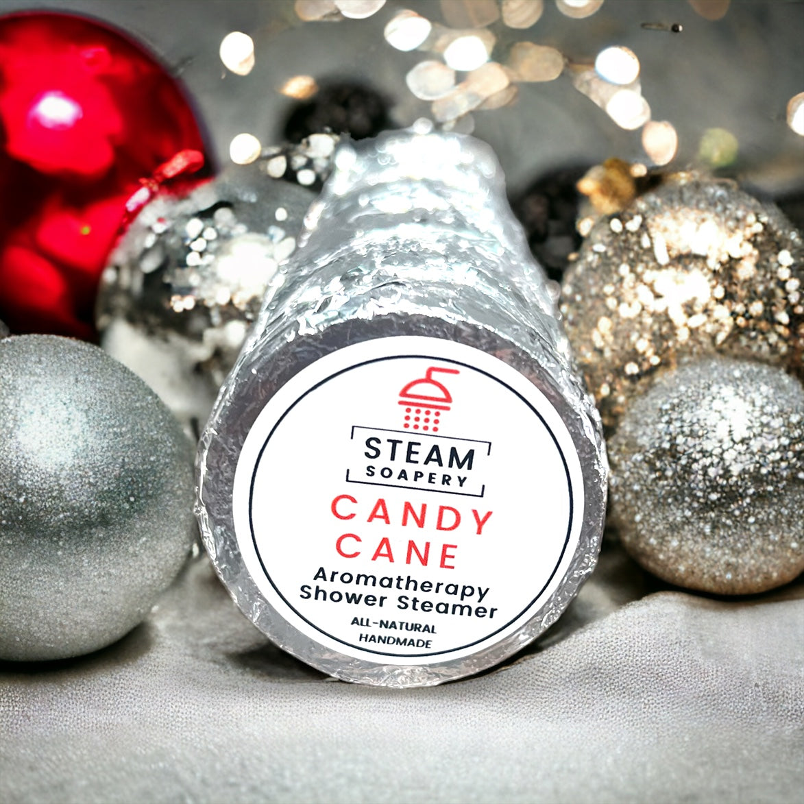 Candy Cane Shower Steamer – Steam Soapery