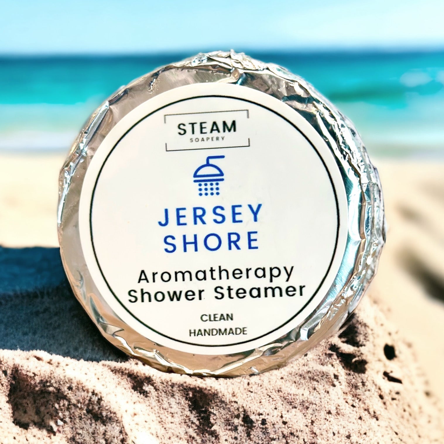 Jersey Shore Shower Steamer handmade by Steam Soapery