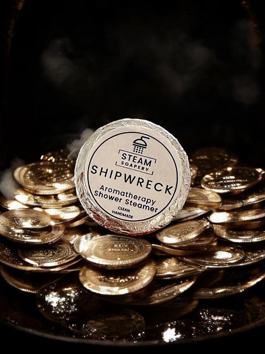 Shipwreck Shower Steamer handmade by Steam Soapery