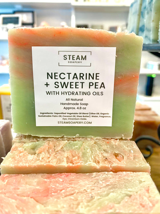 Nectarine + Sweet Pea Soap