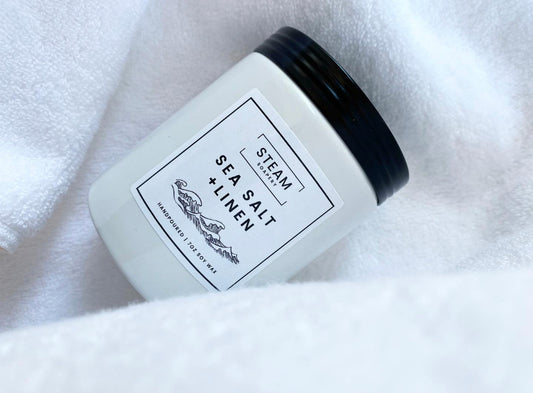 Sea Salt + Linen Candle